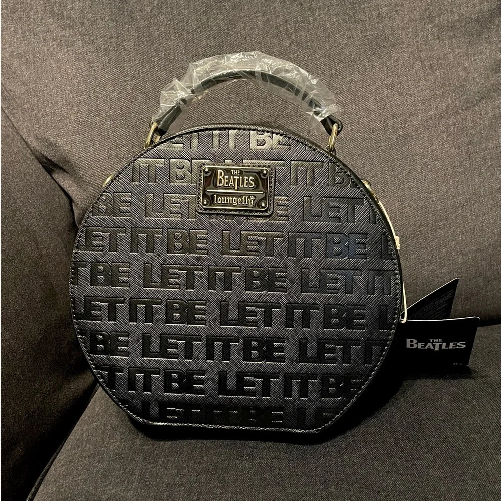 Loungefly The Beatles vinyl record crossbody & wallet - Picture 4 of 12